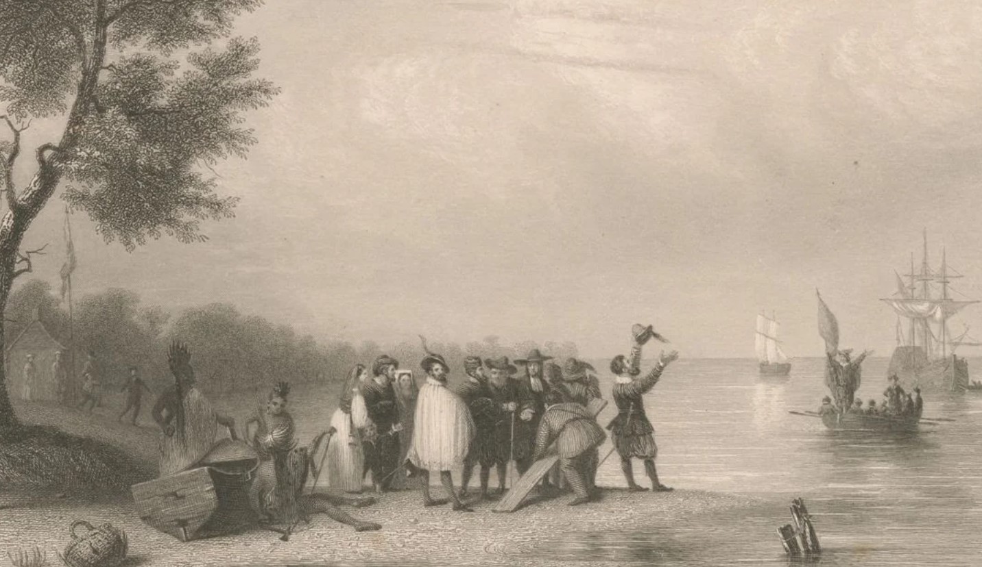 colonists landing in Virginia in 1607